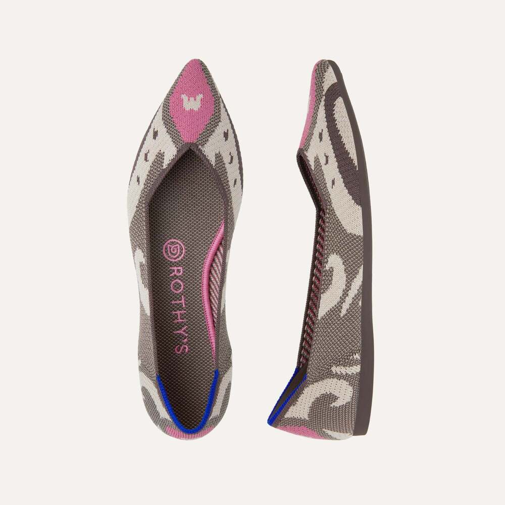 Rothy's The Point - Moroccan Rose Size 8.5 new shoe women’s comfy flats boho
